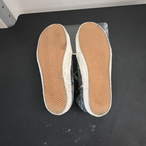 GOLDEN GOOSE Slide Purple Suede Metallic High-Top Sneakers Size 39 - Picture 4 of 12